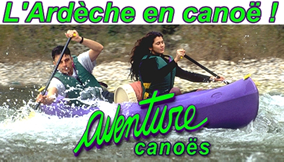 Aventure canoës en Ardèche